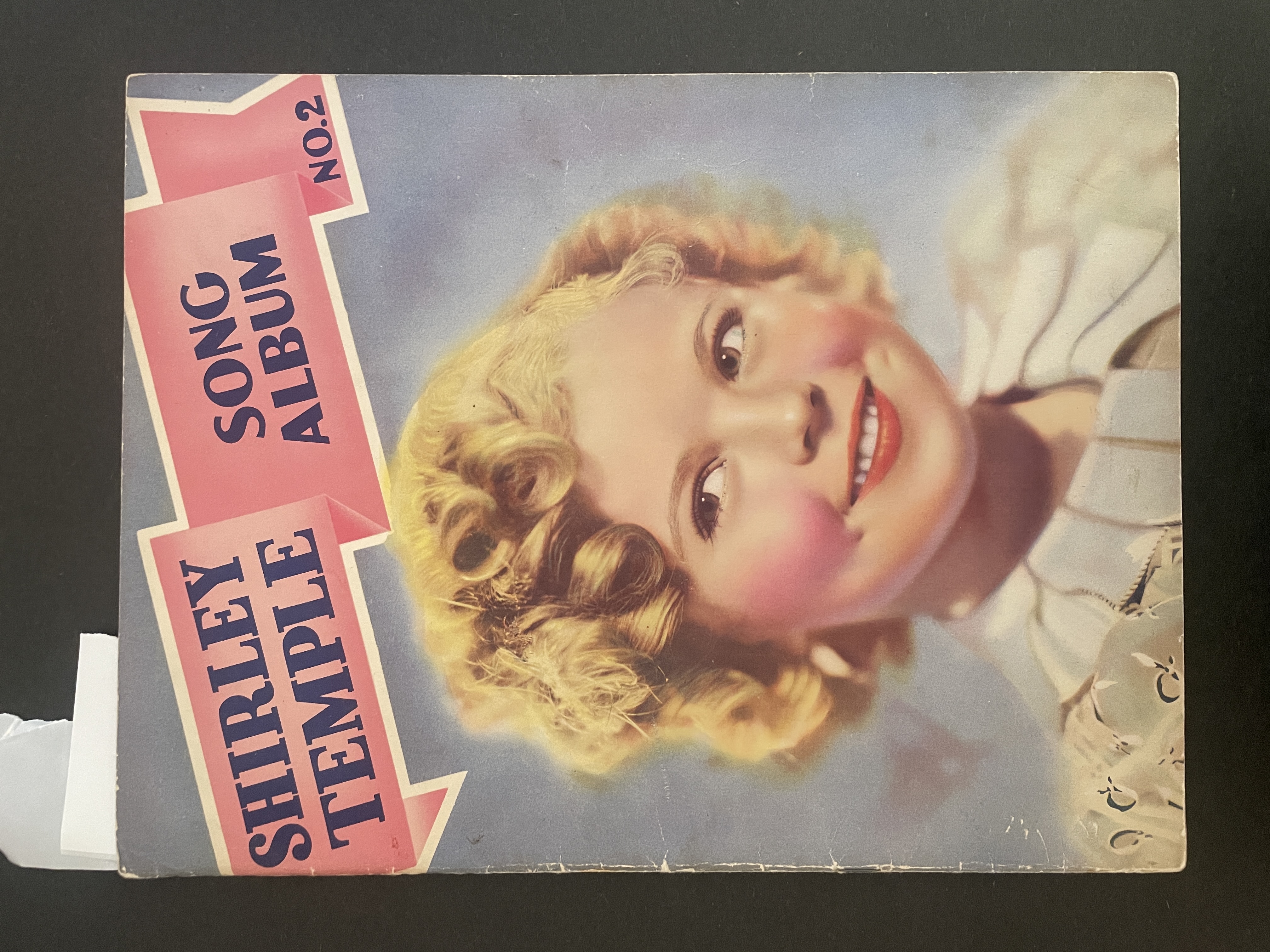 Shirley Temple Song Album No. 2 1936 Illustrated Large Format Rare Sheet Music Booklet